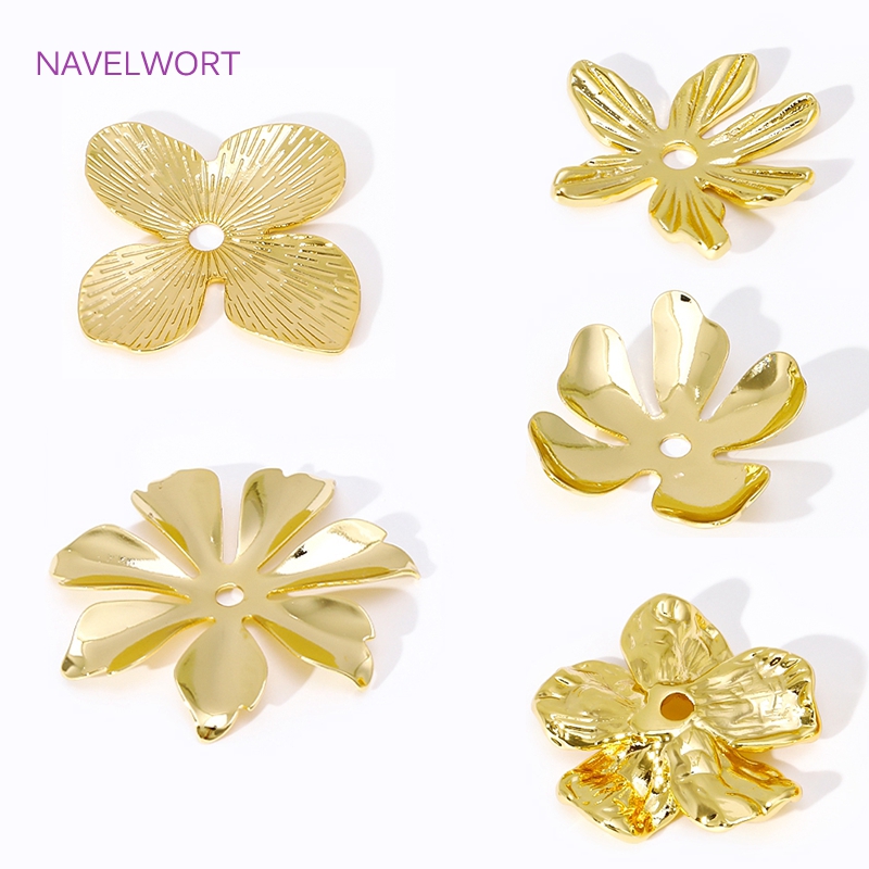 18K Gold Plated Large Flower B - đánh giá và giá Embellishment Crafts