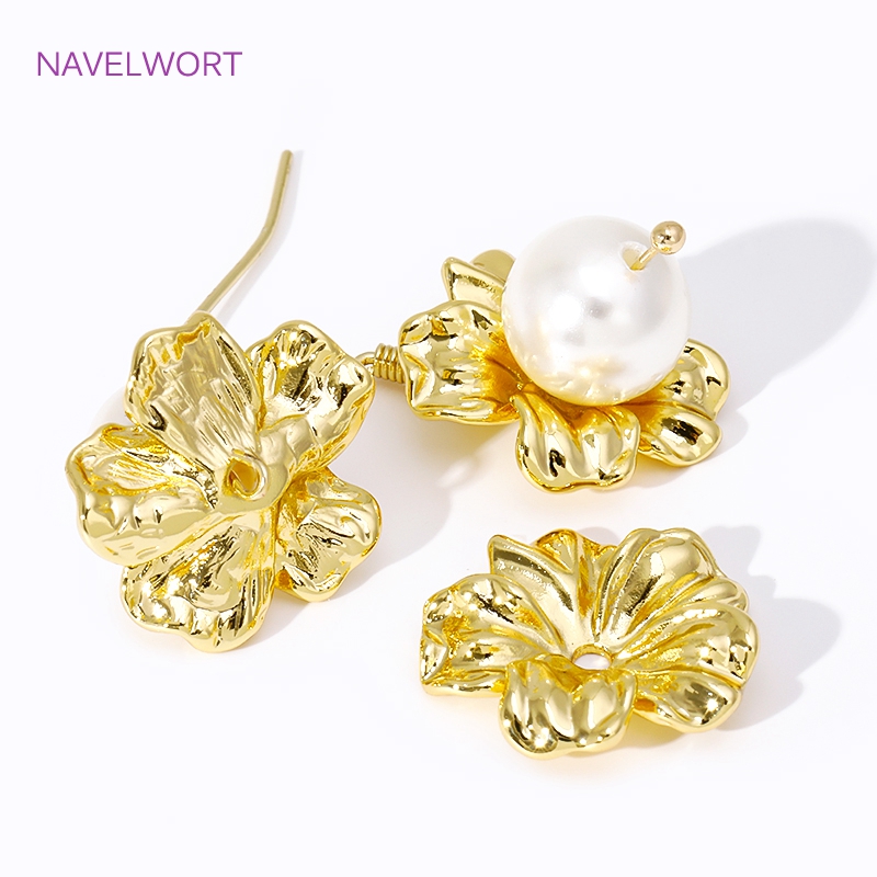 18K Gold Plated Large Flower B - đánh giá và giá Embellishment Crafts