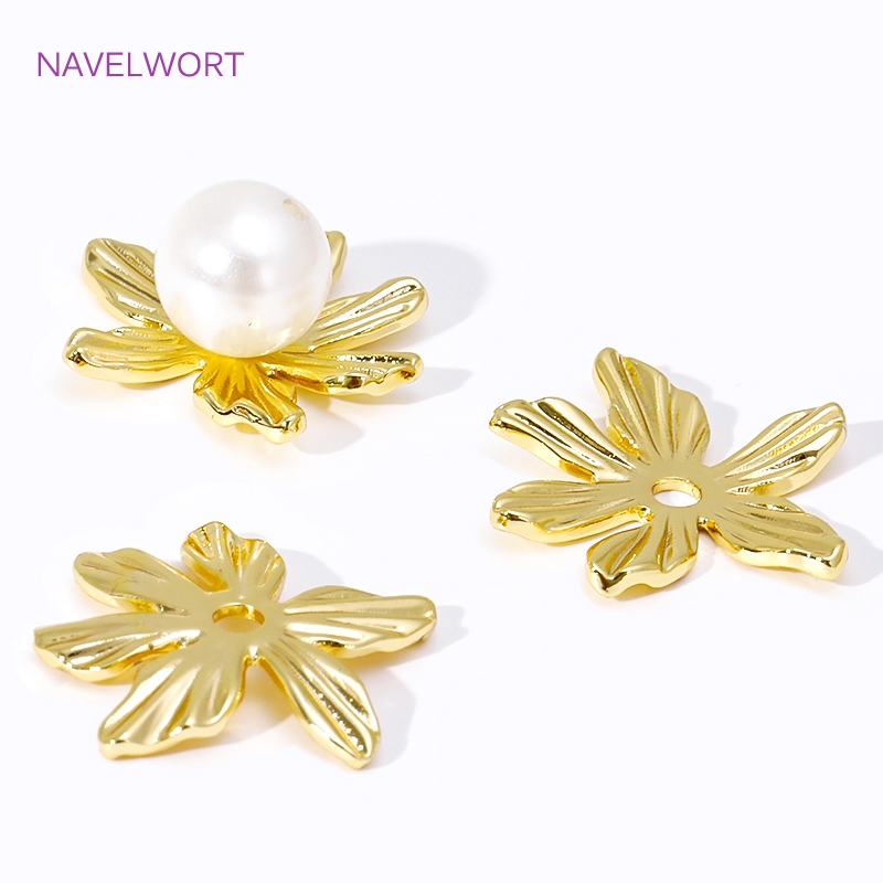18K Gold Plated Large Flower B - đánh giá và giá Embellishment Crafts