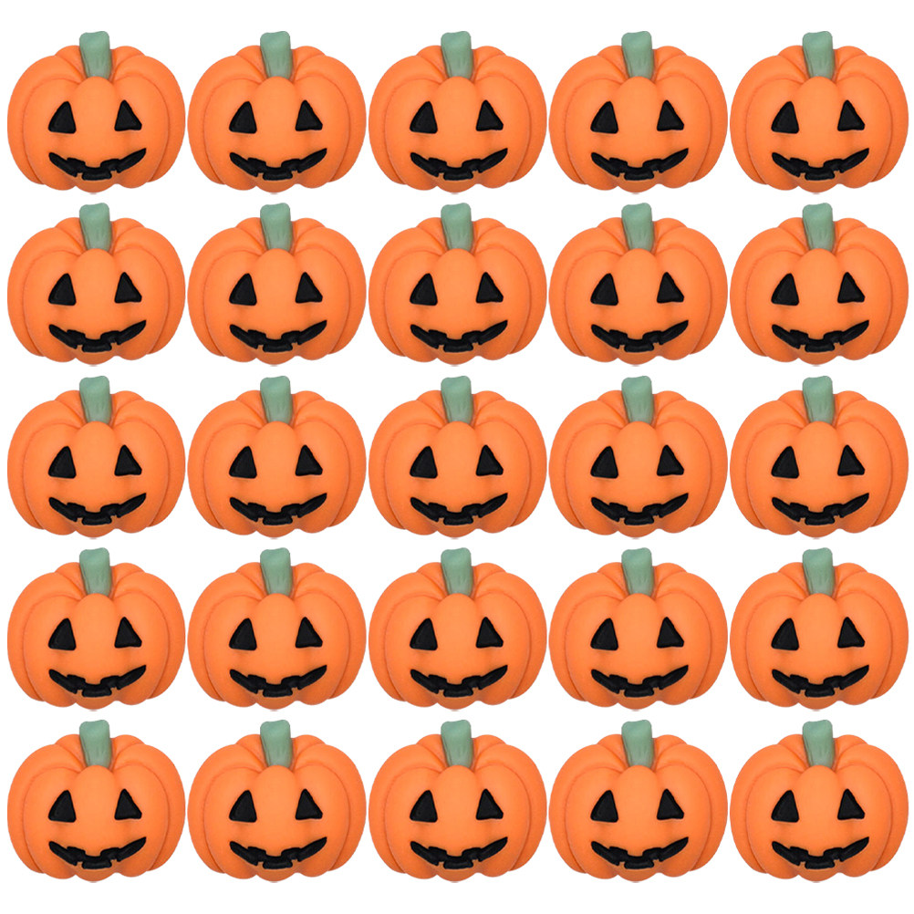 50Pcs Tiny Resin Pumpkin Charm - đánh giá và giá Embellishment Crafts