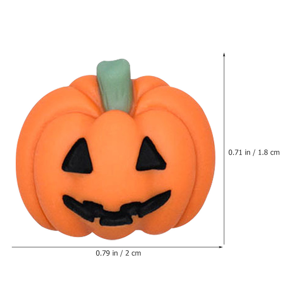 50Pcs Tiny Resin Pumpkin Charm - đánh giá và giá Embellishment Crafts